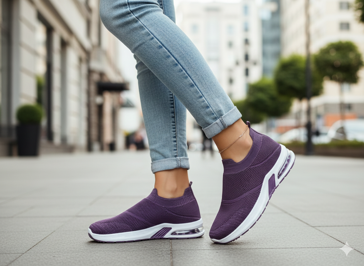 Ladies Purple Canvas