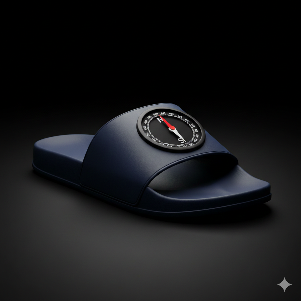 Compass Comfort Men’s Chappal – Premium Daily Wear Slides