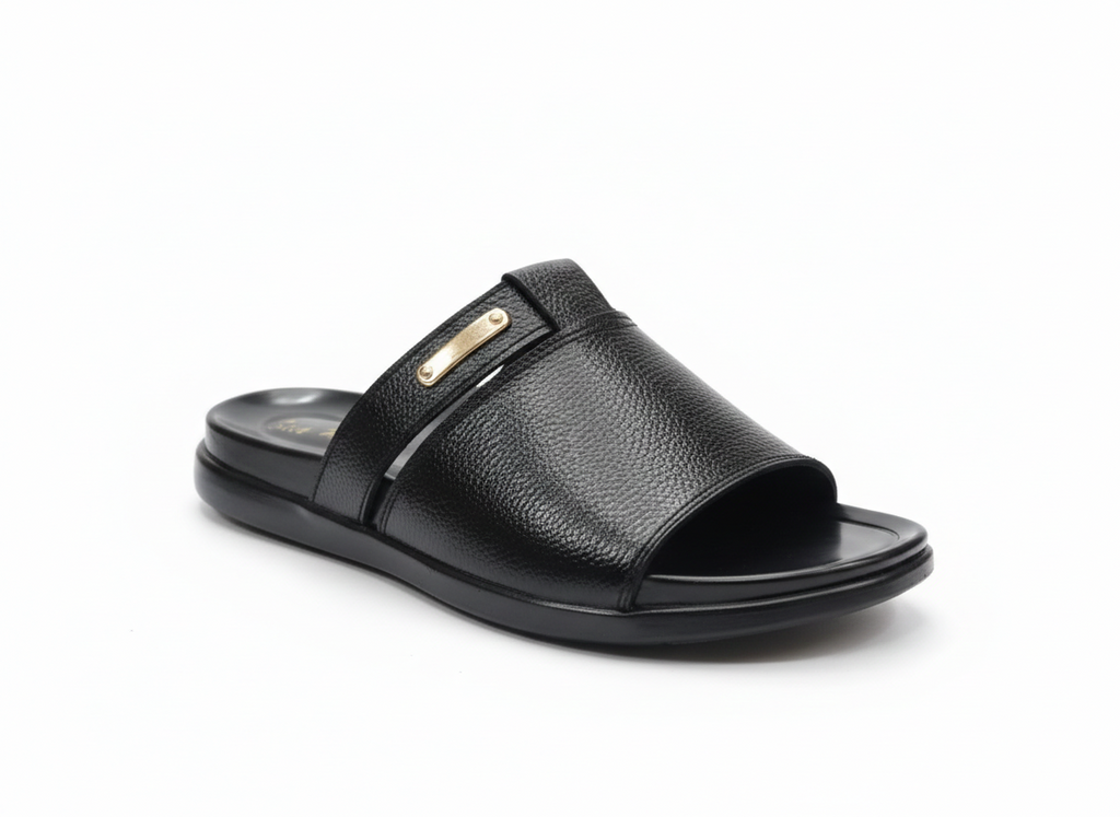 Men’s Premium Pure Leather Slide Chappal