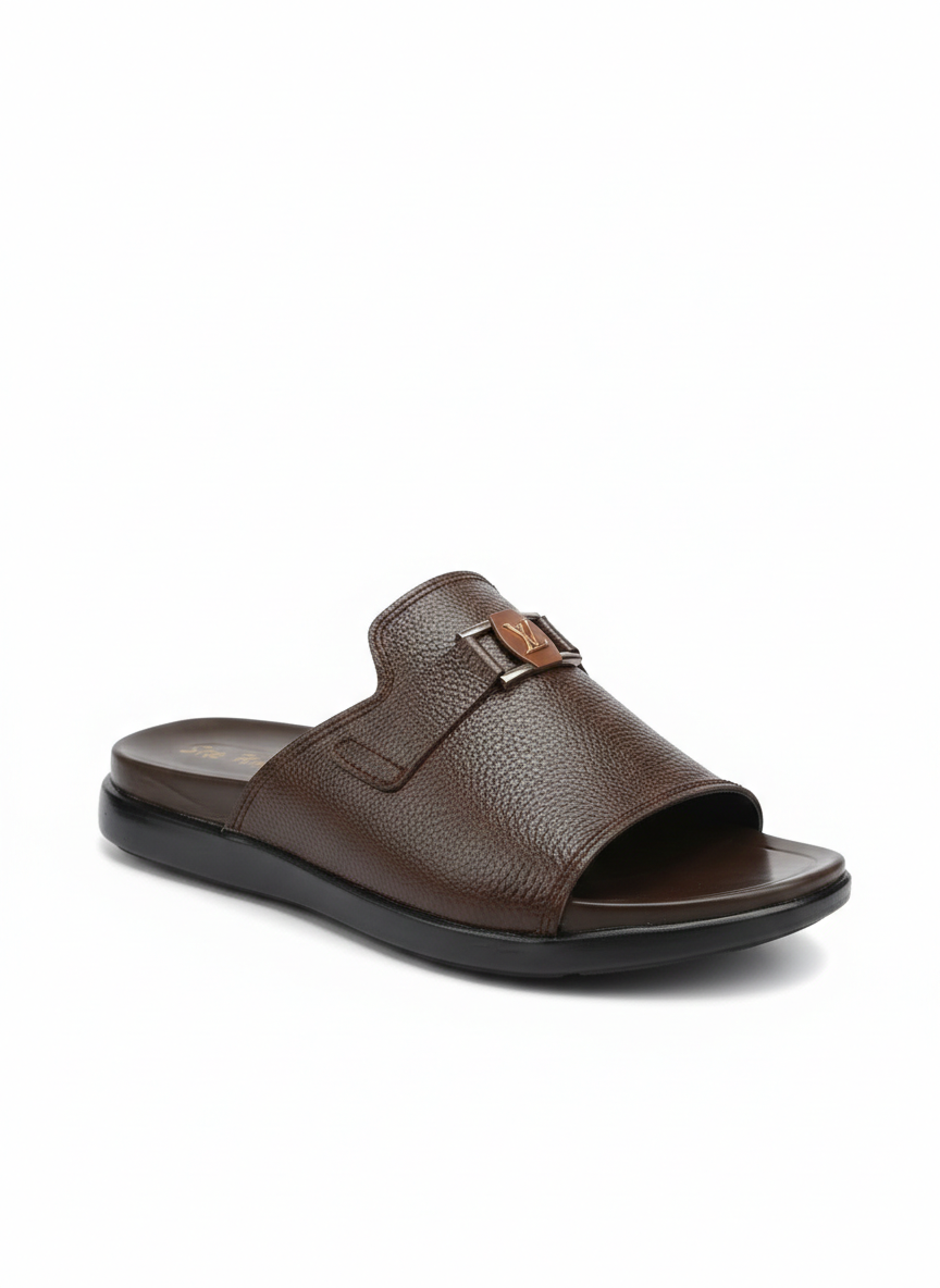 Men’s Premium Pure Leather Slide Chappal