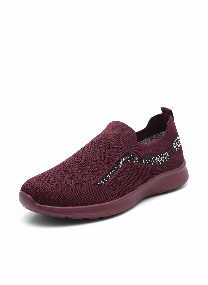 Ladies  Mehroon Canvas