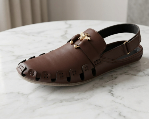 Luxury Leather Sandals – Modern Comfort & Minimal Design