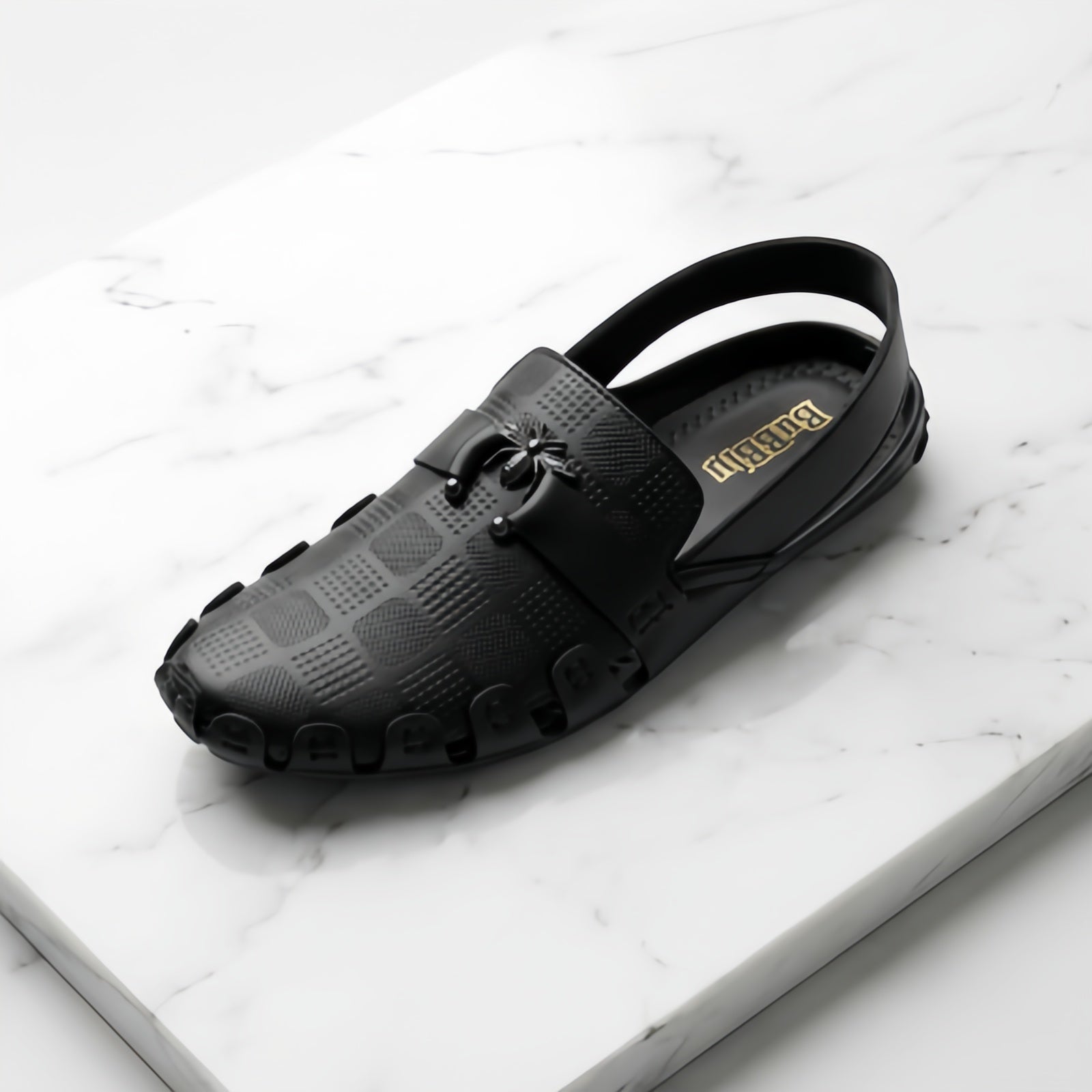 Signature Luxe Leather Sandal – Classic Brown Edition